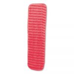 Microfiber Wet Mops, 18 x 5, Red