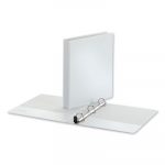Deluxe Easy-to-Open D-Ring View Binder, 3 Rings, 1" Capacity, 11 x 8.5, White