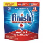 Powerball Max in 1 Dishwasher Tabs, Regular Scent, 43/Pack, 4/Carton