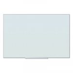 Floating Glass Ghost Grid Dry Erase Board, 36 x 24, White
